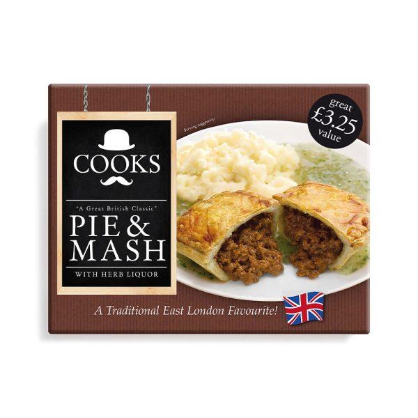 Kershaws Pie and Mash Price Marked £3.25