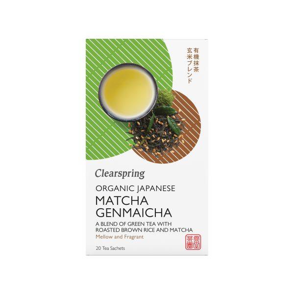 Clearspring Organic Japanese Matcha Genmaicha Green Tea