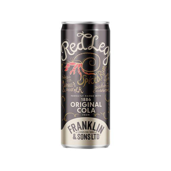 Franklins Red Leg Spiced Rum & Original Cola