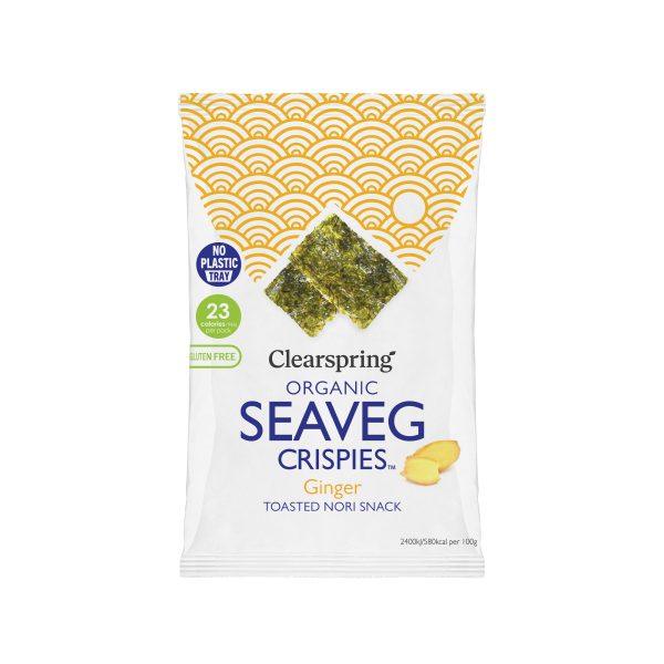 Clearspring Organic Seaveg Crispies Ginger