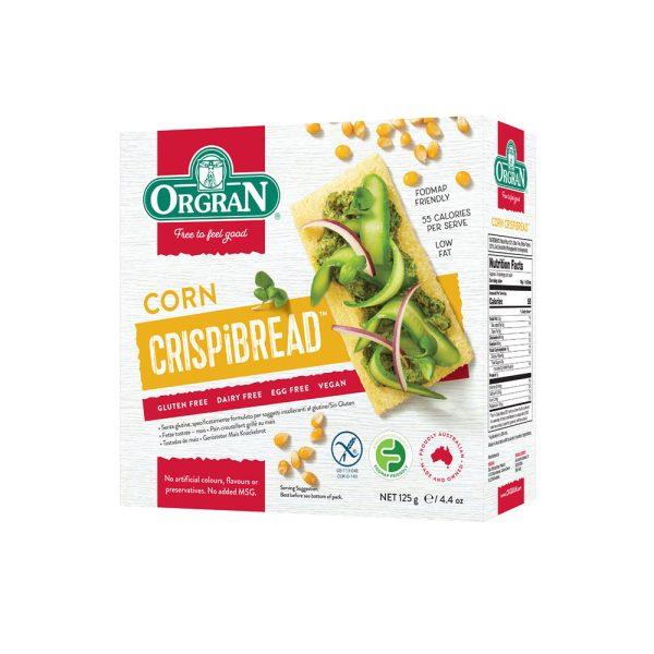 Orgran Toasted Corn Crispbread