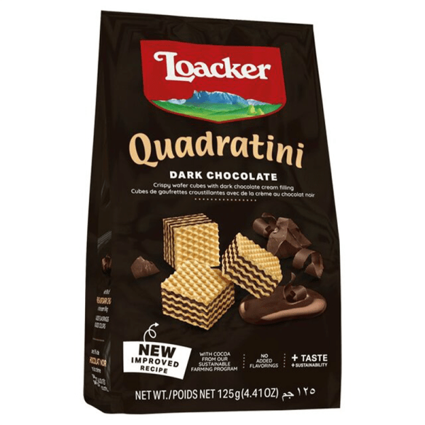 Loacker Dark Chocolate Quadratini