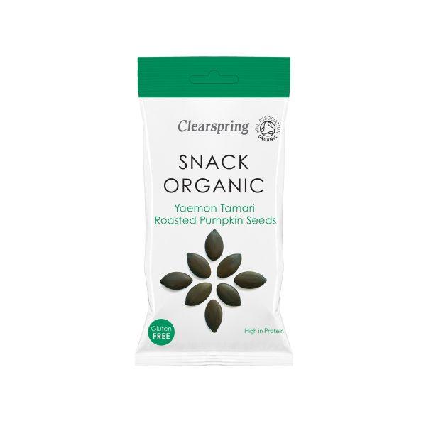 Clearspring Organic Yaemon Tamari Roasted Pumpkin Seeds