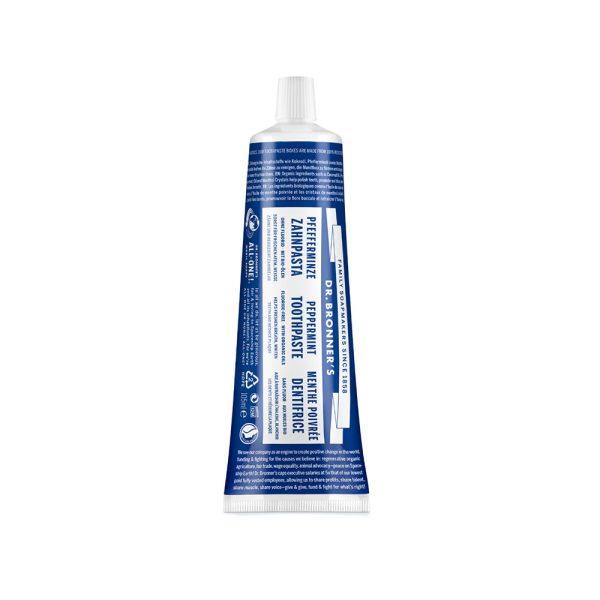 Dr Bronners Peppermint Toothpaste 105ml