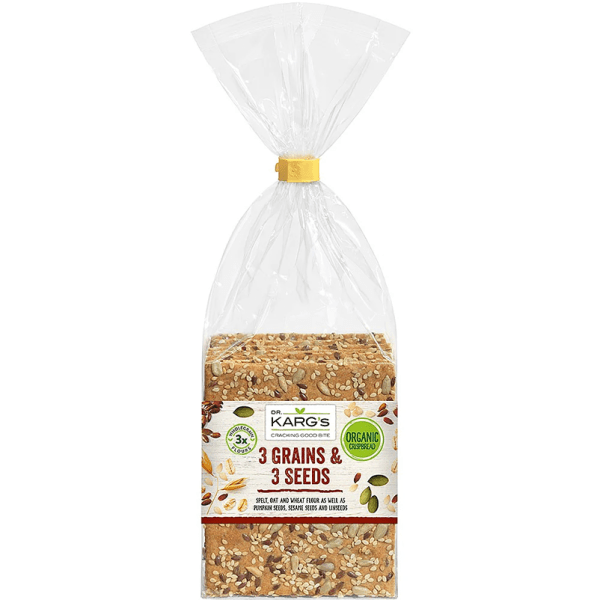 Dr Karg Organic 3 Grains 3 Seeds Crispbread