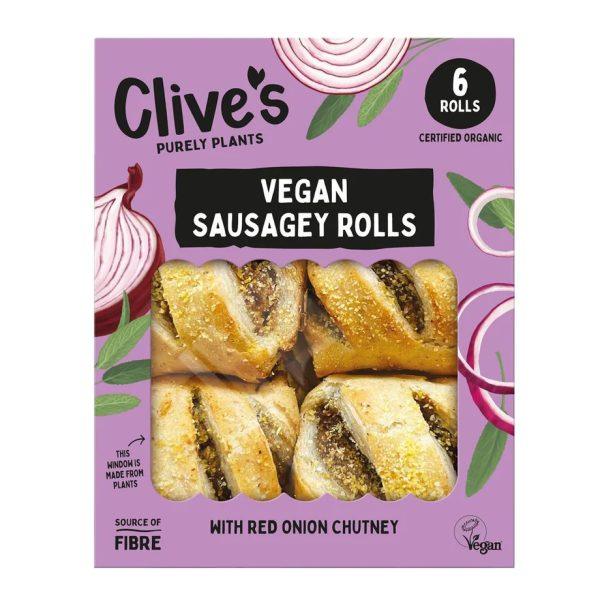 Clives Organic Vegan Sausagey Rolls
