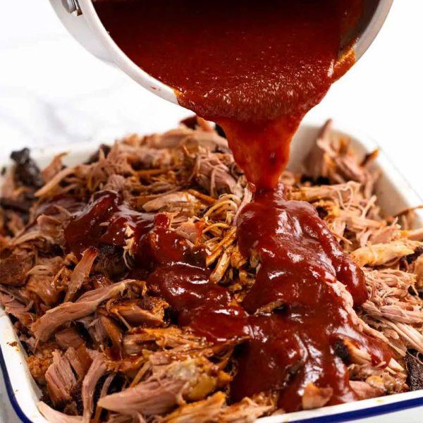 1kg Pulled Pork in BBQ Sauce