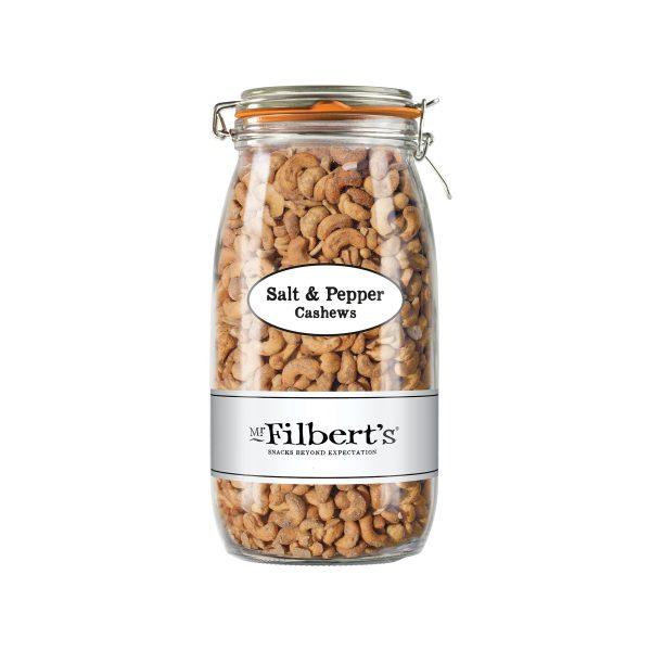 Filberts Roasted Cashews With Salt and Pepper
