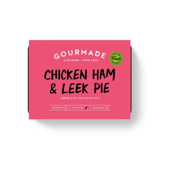 Gourmade Serves 1 Chicken Ham and Leek Pie