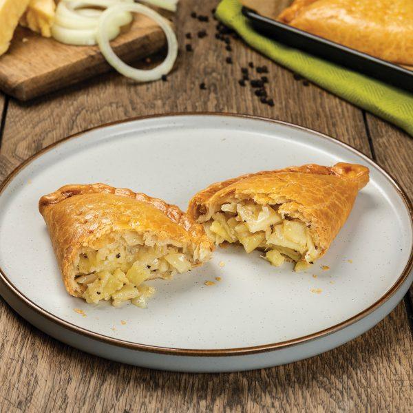 Proper Cornish Cocktail Cheese and Onion Pasty