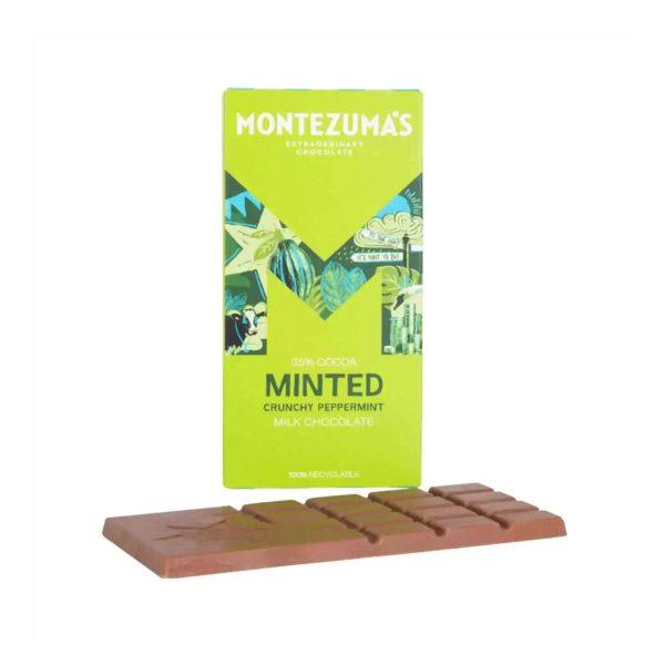 Montezumas Minted Milk Chocolate with Crunchy Peppermint