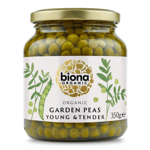 Biona Organic Garden Peas Glass