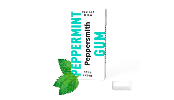 Peppersmith Xylitol Peppermint Gum Mighty Box