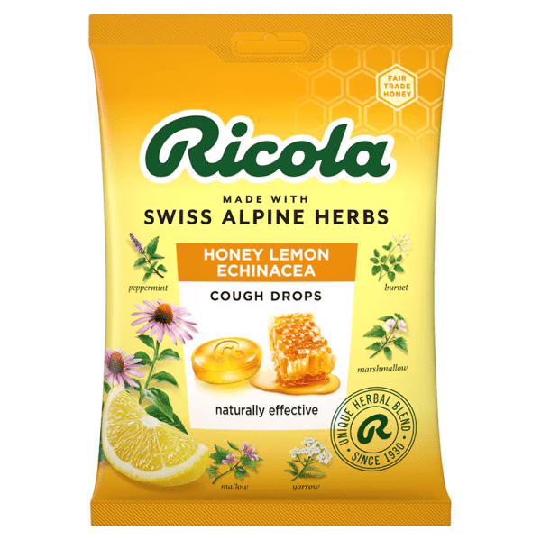 Ricola Soothe and Clear Honey Lemon Echinacea Lozenges