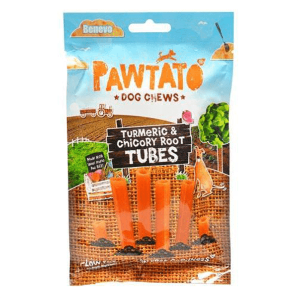 Benevo Pawtato Tubes with Turmeric & Chicory Root