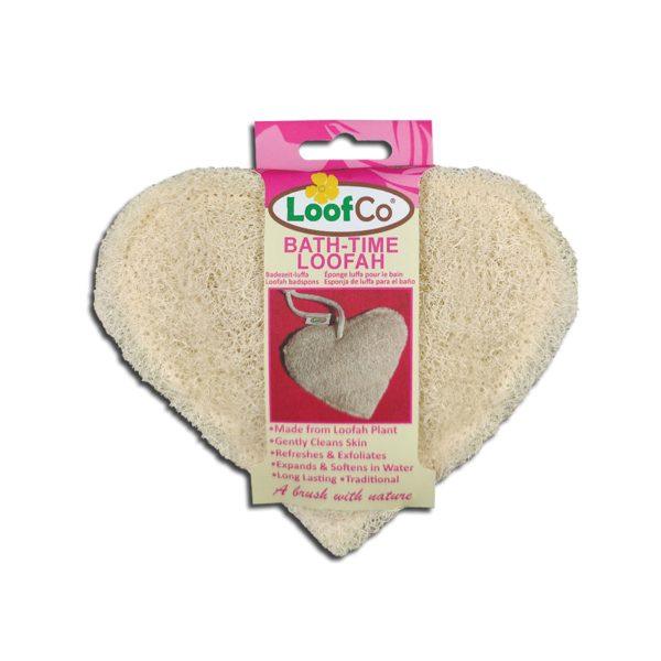 LoofCo Bath Time Loofah Heart