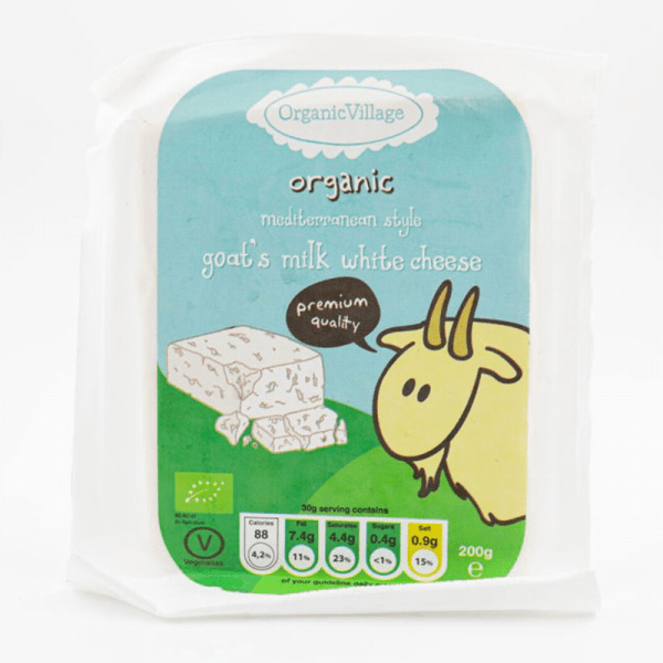 Organic Village Goats White Cheese