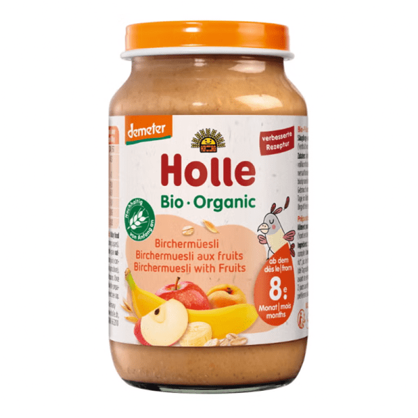 Holle Organic Jar Bircher Muesli with Fruits