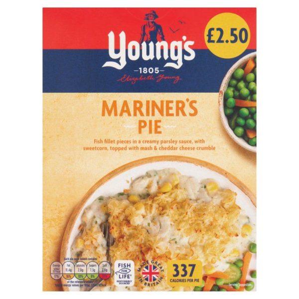Youngs Mariners Pie Price Marked £2.50