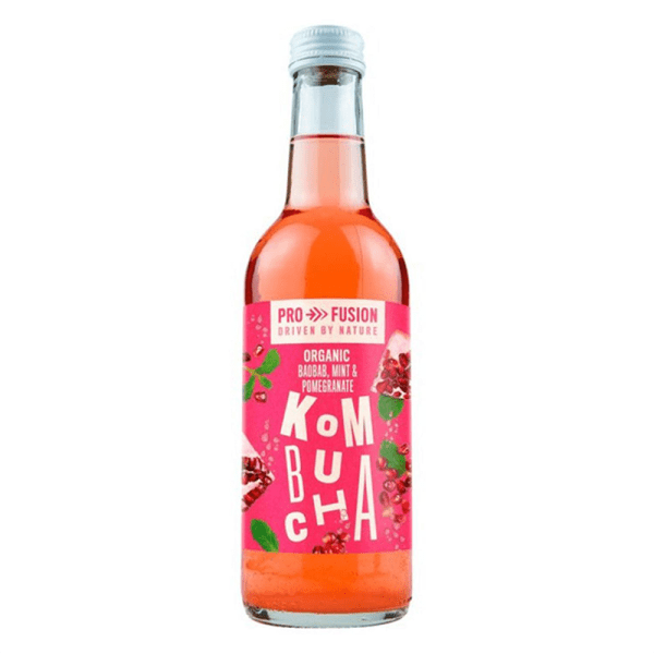 Profusion Baobab Mint and Pomegranate Kombucha