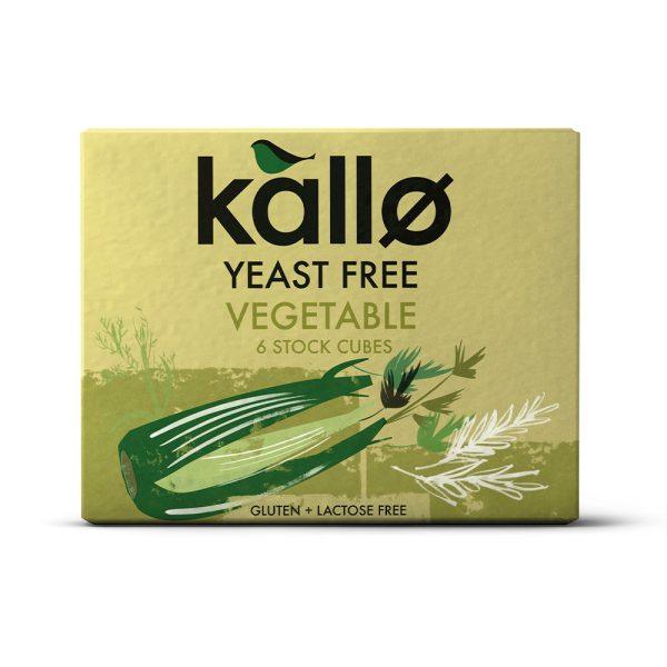 Kallo Vegetable Stock Cube Yeast Free