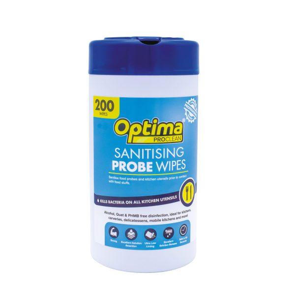 Optima Sanitising Probe Wipes