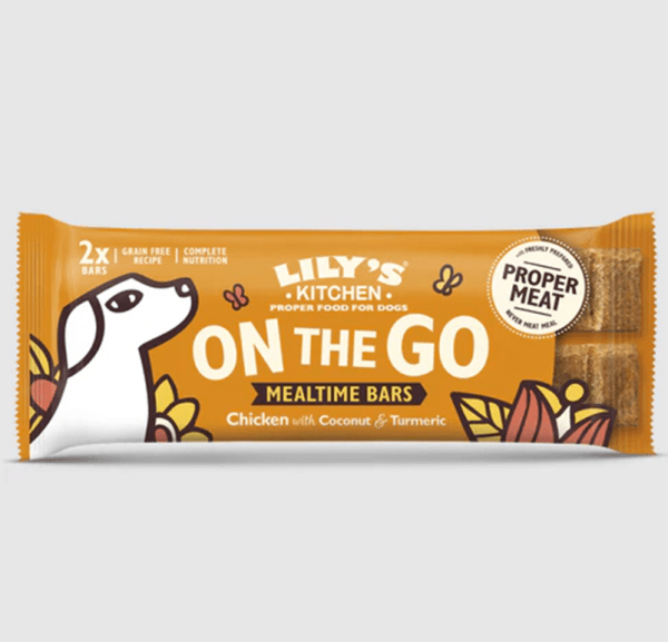 BTO Lilys Kitchen Chicken On the Go Bars for Dogs 2pk