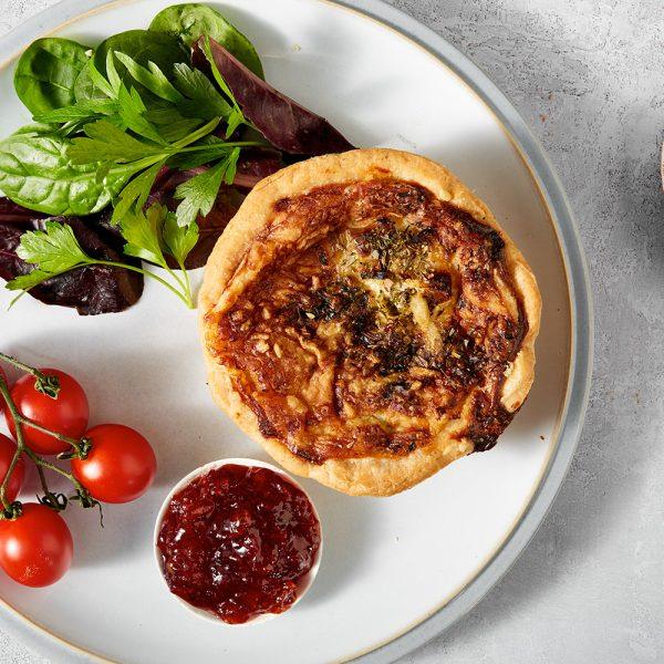 Thorners Smoked Bacon & Leek Quiche Small