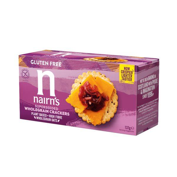 Nairns Gluten Free Super Seeded Fluted Cracker