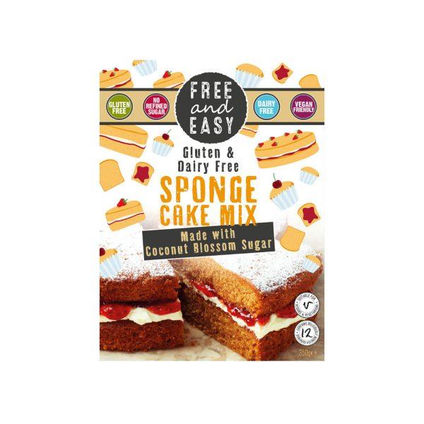 Free & Easy Sponge Cake Mix With Coconut Blossom Sugar