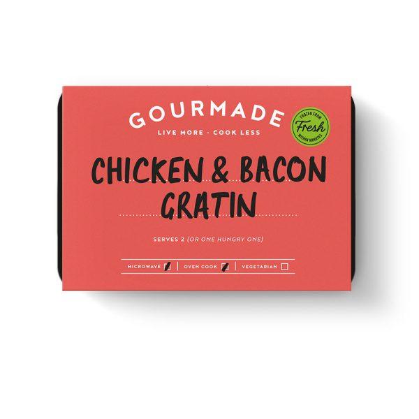 Gourmade Serves 2 Chicken and Bacon Gratin