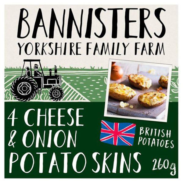 Bannisters 4 Cheese & Onion Potato Skins