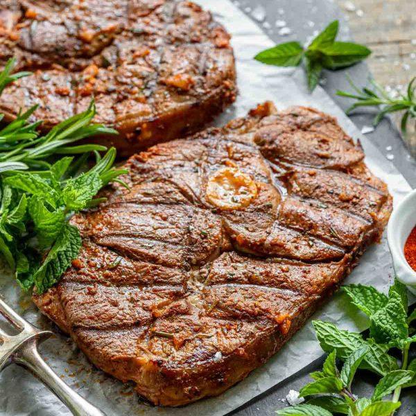 MC Lamb Leg Steaks 500g