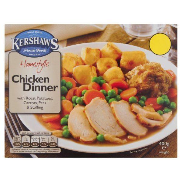 Kershaws Chicken Dinner Price Marked £2.75