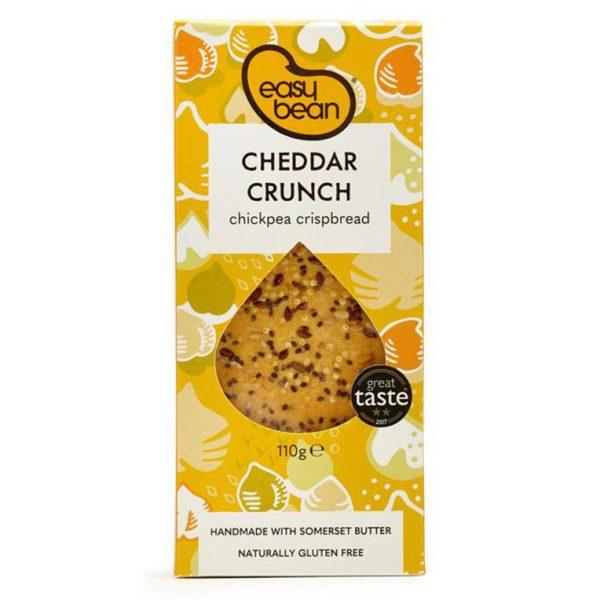 Easy Bean Crispbread Cheddar Crunch Gluten Free