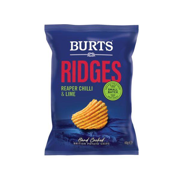 Burts Ridges Reaper Chilli and Lime Crisps