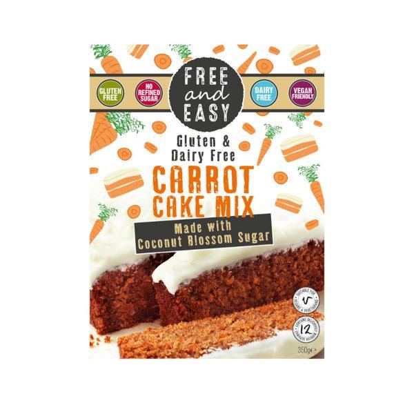 Free & Easy Carrot Cake Mix With Coconut Blossom Sugar