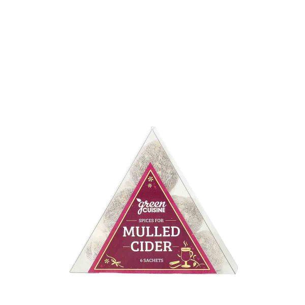 Green Cuisine Mulled Cider Pouchettes in Triangle Box