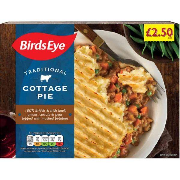 Birds Eye Cottage Pie Price Marked £2.50