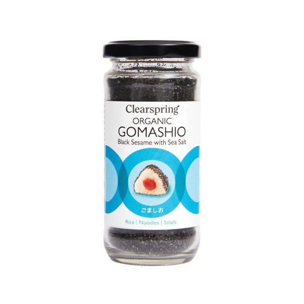 Clearspring Organic Gomashio Black Sesame with Sea Salt