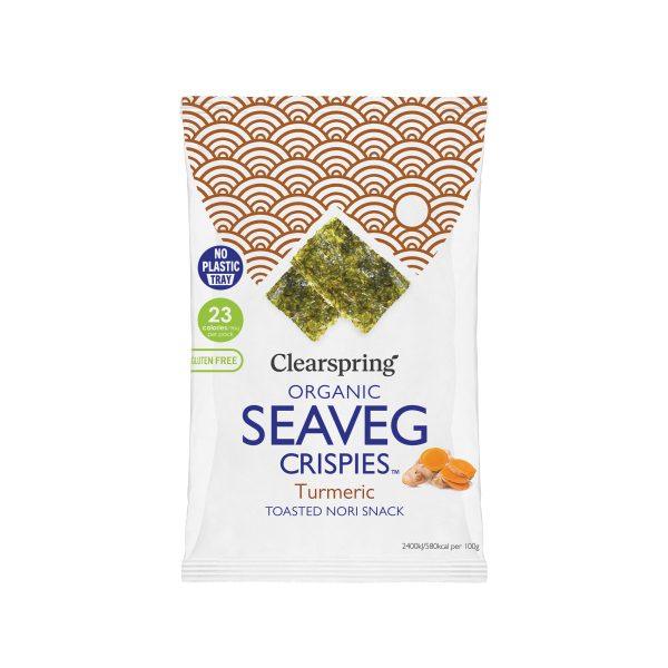 Clearspring Organic Seaveg Crispies Turmeric