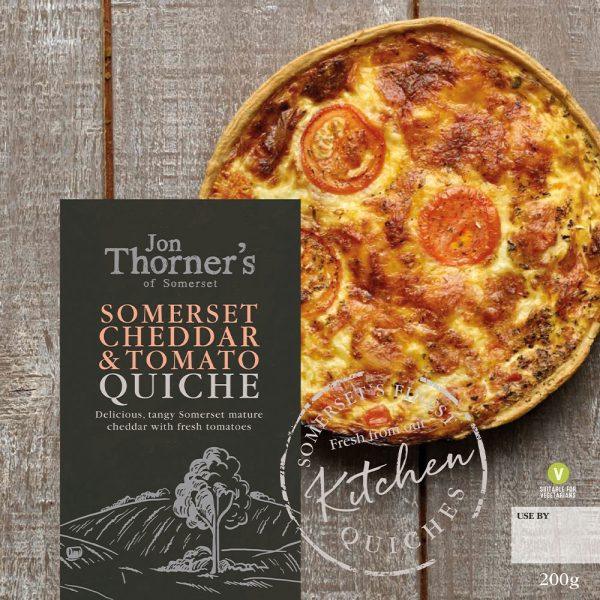 Thorners Cheese & Tomato Quiche Small