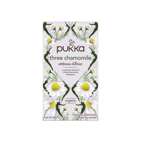 Pukka Organic Three Chamomile Tea Bags