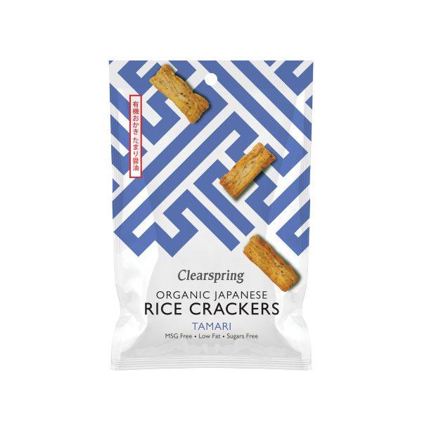 Clearspring Organic Japanese Rice Crackers Tamari