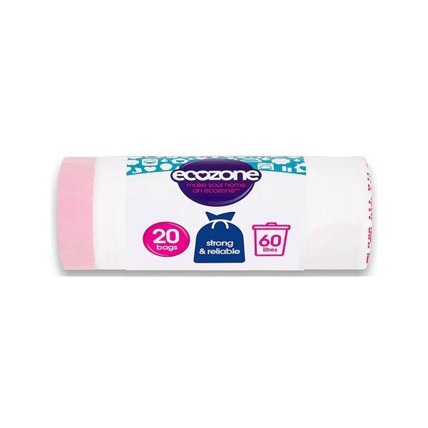 Ecozone Biodegradable Bin Liners 60L