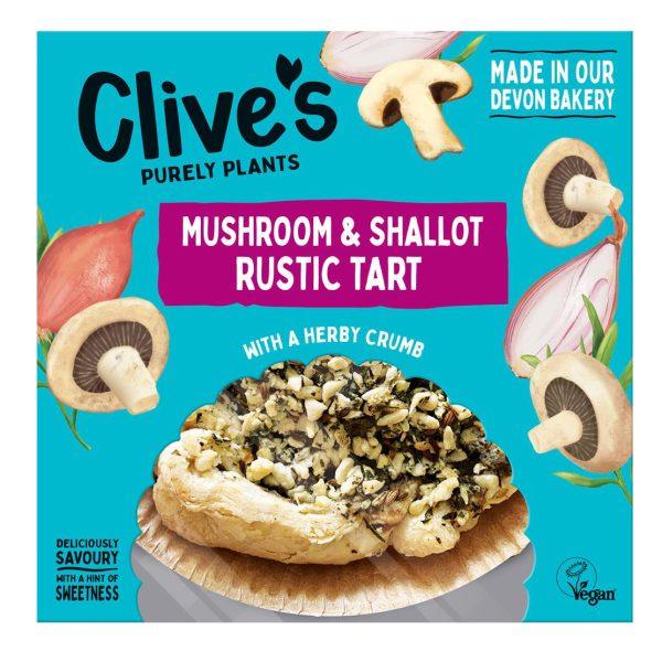 Clives Mushroom & Shallot Tart