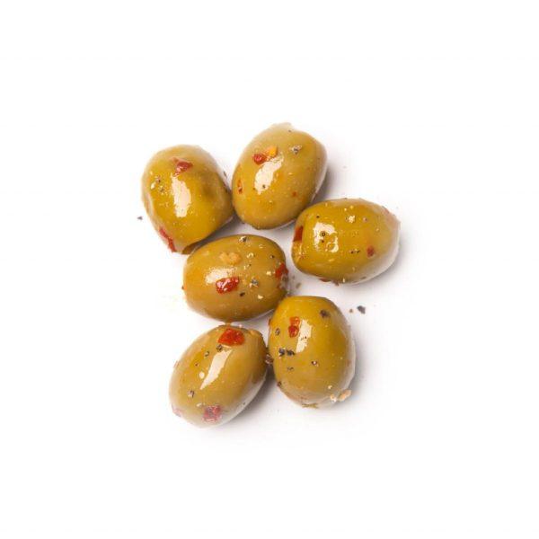 Filberts Chilli & Black Pepper Olives