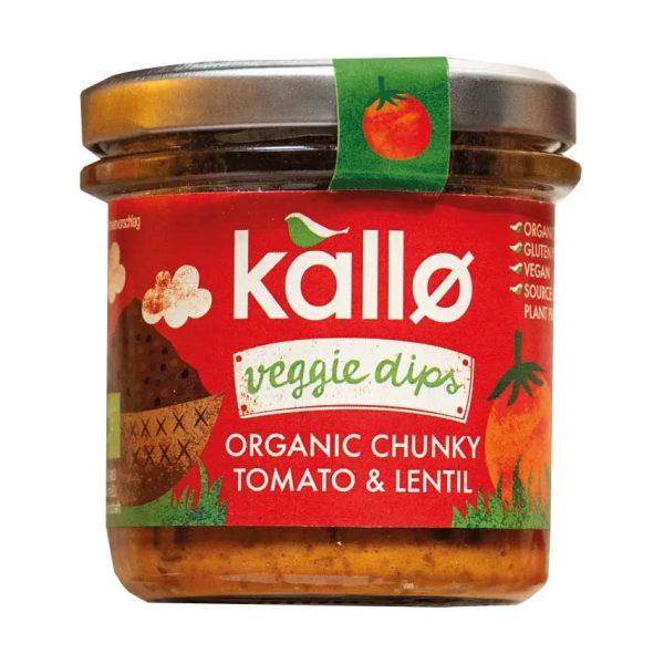 Kallo Organic Chunky Tomato & Lentil Dip